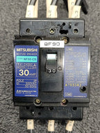Mitsubishi NF30-CS Circuit Breaker Lot 220V AC w/ CP-C BAC102105 Breaker