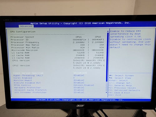 Supermicro SYS-1028U-TN10RT+ 1U Server X10DRU-i+ Dual Xeon E5-2620 v4 10x NVMe
