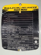 Surfilco NS-703046A Vertical Chemical Pump 2" - 1.5" 1.5HP 3PH Plastic Impeller