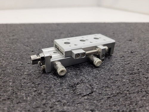 SMC MXS6-30 Pneumatic Cylinder Linear Air Slide Table Actuator w/ Stops