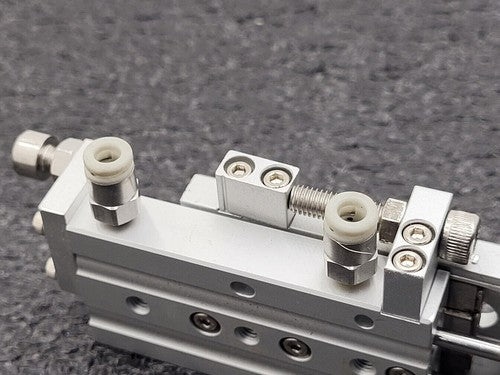 SMC MXS6-30 Pneumatic Cylinder Linear Air Slide Table Actuator w/ Stops
