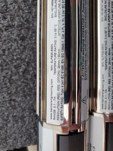 Banner SLPE25-830N SLPR25-830N Light Curtain Kit 830mm Long 0.1-7m Range IP65
