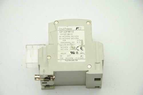 FUJI ELECTRIC CP32FM/10 Circuit Protectors 10A, Lot of 2