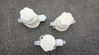 Lot of 3x Furon Pneumatic High Purity Manual Screw Valve UPM2-F812-MT 1104583