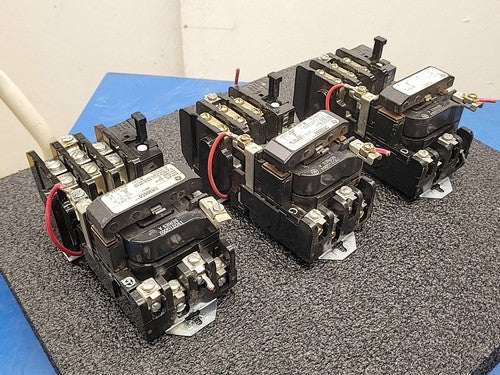 GE General Electric CR306C0 NEMA Size 1 Motor Starter Contactor Lot of 3