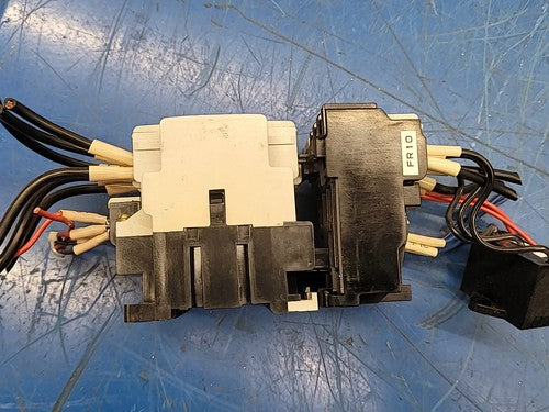 Mitsubishi TH-N20KP Contactor w/ S-N11 Thermal Overload Relay SQ250503F Caps