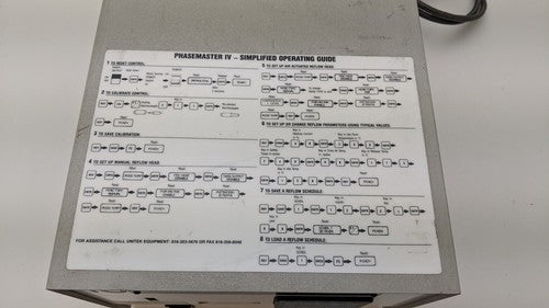 Unitek Phasemaster IV Impulse Welding Controller 110/220V 21A  (B)