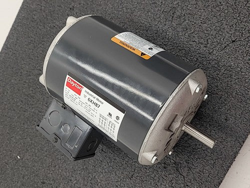 Dayton 6XH87 Industrial Motor 1/4 HP 3 Phase 208-230/460V 1725 RPM ODP Frame 48