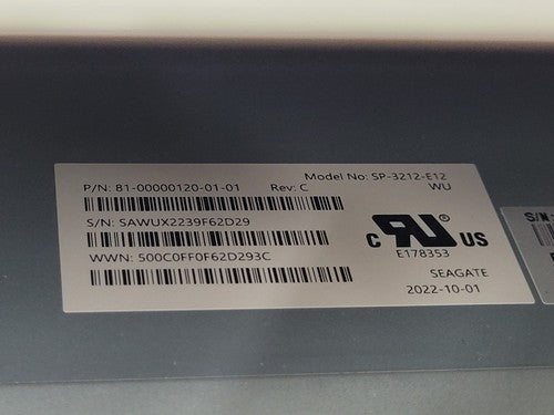 HP SureStor G3 2U12 AC PSU PLATINUM SAS Storage Array SP-3212-E12 3.5" HDD JBOD
