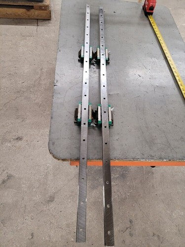 INA Linear Bearing Slide Guide KWVE25BG3V1 1000mm 2 Rails 4 Blocks w/ zerk