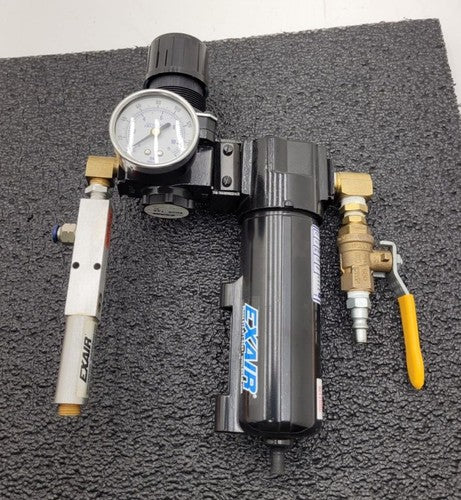EXAIR E-VAC VACUUM 9001 Filter 9008 Regulator 820002 Vacuum Module