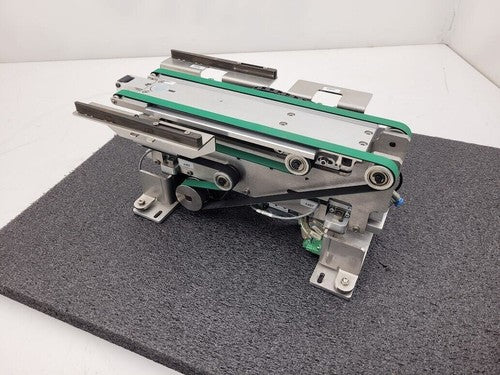 Beckhoff Stepper Motor Driven Extendable 2 Belt Conveyor 13" to 19" Extension A