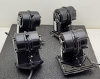 Lot of 4 Squirrel Cage Dual Sided Motor Cooling Fan Phase 2 Space Blower EB1 (B)