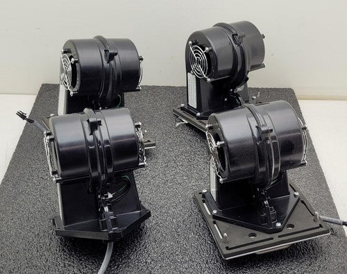 Lot of 4 Squirrel Cage Dual Sided Motor Cooling Fan Phase 2 Space Blower EB1 (B)