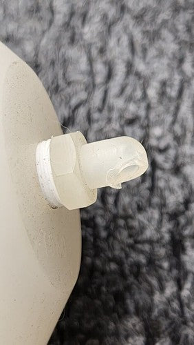 Lot of 2x Plast-O-Matic X1108-PP Pneumatic Diaphragm Valve 1/2in Npt