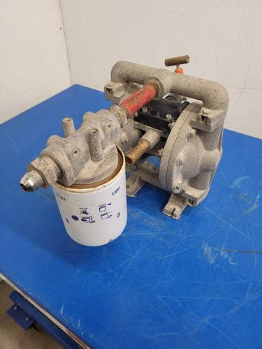 Versamatic 1/2" Aluminum AODD Pump E500A ATEX w/ Filter P551551