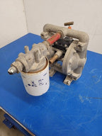 Versamatic 1/2" Aluminum AODD Pump E500A ATEX w/ Filter P551551