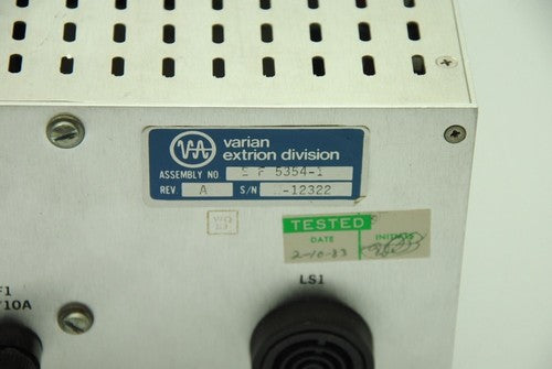 VARIAN LF5354-1, Automatic Cryopump Regeneration