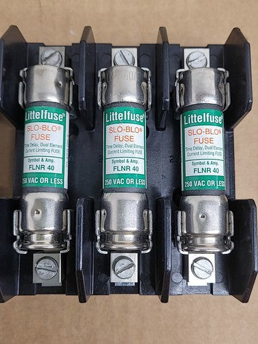 LOT of Bussmann Fusetron Industrial Fuse Holder & BAF-3 FNM Class T Fuses