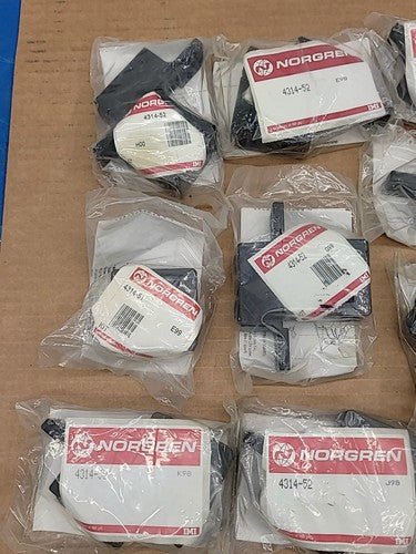 lot of 11 Norgren 4314-52 Excelon Quikclamp Pneumatic Mounting Bracket Kit