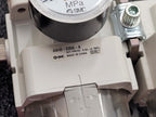 Lot of 2x SMC Filter Regulator Shutoff Vent Valve VHS30-03 AW40-03DG-A AL40-03-A