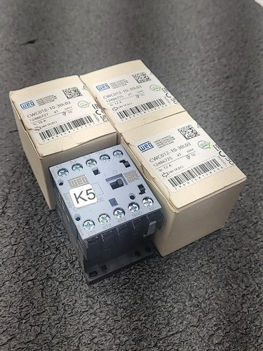 WEG CWC012-10-30L03 Mini Contactor 24V DC Coil 12A Miniature Motor Starter