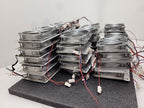 Lot of 46x Orix DC Brushless MDS1225-24M-F28 24VDC Fan 24VDC 0.34A 3000RPM