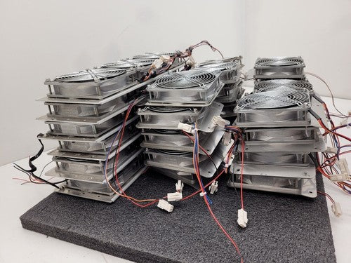 Lot of 46x Orix DC Brushless MDS1225-24M-F28 24VDC Fan 24VDC 0.34A 3000RPM