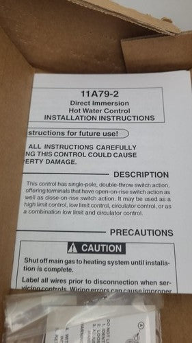 White Rodgers 11A79-2 Hot Water Control Super Fast Direct Immersion SPDT NEW