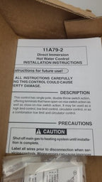 White Rodgers 11A79-2 Hot Water Control Super Fast Direct Immersion SPDT NEW