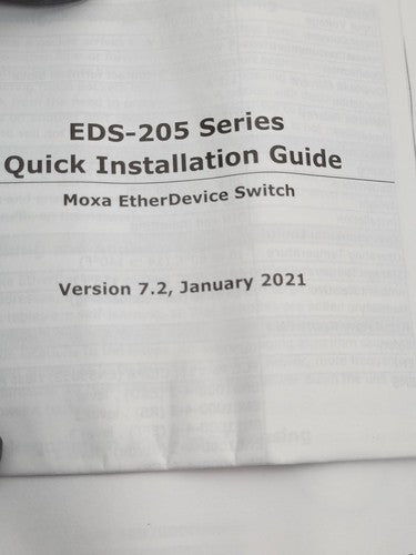 Moxa EDS-205 55-port Non-network Management Ethernet Switch 1PC New EDS205