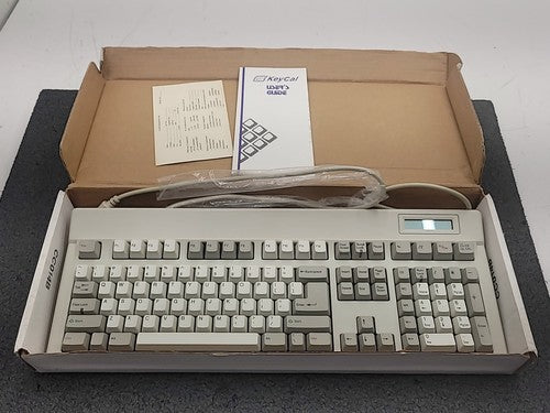 Focus Electronic FK-8000 KeyCal LCD Calculator Keyboard Vintage Computer