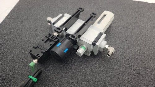Festo MS4 Pneumatic Filter Regulator Assembly LFM 1/4 ARM DA Digital Display
