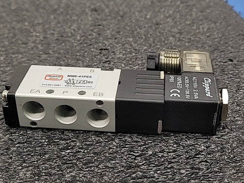 Clippard Maximatic MME-41PES Solenoid Valve 110VAC DIN Coil (19E20)