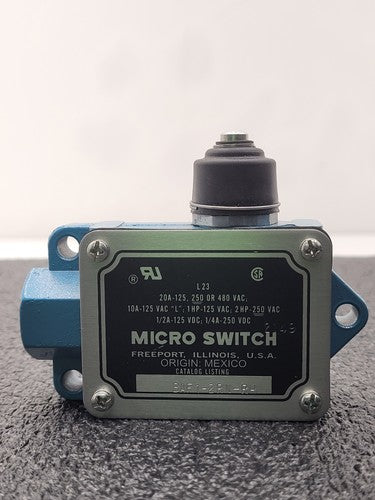 Honeywell Micro Switch BAF1 Limit Switch 20A SPDT Top Plunger Actuator Blue