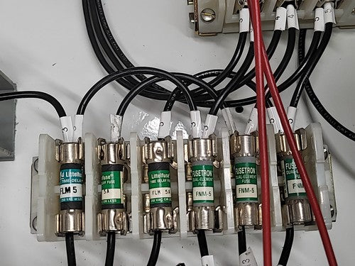 Hoffman Control Cabinet IDEC FA-3S PLC Numatics 3 Solenoid Valve ABB Contactors