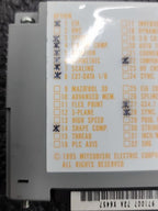 Mitsubishi QX812 Mazatrol Option ROM Memory Cassette CNC with 11 Options