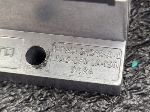 2x Festo Dual Pneumatic Valve Block JMN1DH-5/2- D-1-S-C 159717 -13-230 psi INPUT