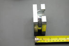 Motor Standoff Steel , 38mm High 76mm Sq, 87mm Bolt Hole Circle