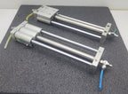 Lot of 2  Bimba Ultran Rodless Linear Guide Slide Cylinder UGS-0049 100psi