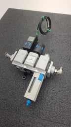 Festo MS4 Pneumatic Filter Regulator Assembly LFM 1/4 ARM DA Digital Display