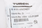 Turck U3-01273 5-Pin Male And U3-01268 5-Pin Female Mated Connectors NEW