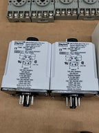 12x Dayton 5X830F Solid State Time Delay Relay On-Delay Timer with Socket Mounts