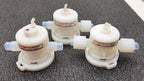 Lot of 3x Furon Pneumatic High Purity Valve UPM2-F812NC-VI 1108537, 2x 1104556