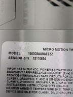 Micro Motion 1500D3AABAEZZZ Flow Transmitter 24VDC P/N 20000742 S/N 25642138