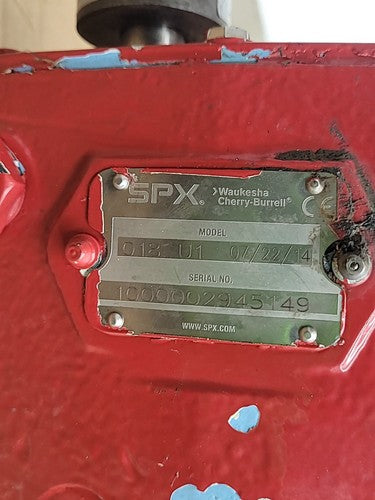 Waukesha Cherry-Burrell 018 U1 SPX Positive Displacement Pump PDP Missing Lug A4