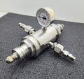 TESCOM PM000249A Pressure Regulator Swagelok Pressure Gauge PGU-50-PC100-L-4FSM