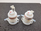lot of 2 Furon High Purity Valve 1108555 + 1108547  1/4" Pneumatically Actuated