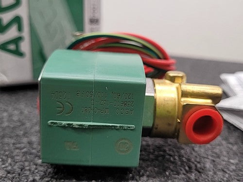 ASCO RedHat 8262H212 Solenoid Valve Brass Normally Closed NC