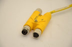 Turck BH-BSM/3BKM 7-086 Sensor Junction, 1M & 200mm Lengths - Lot of 2